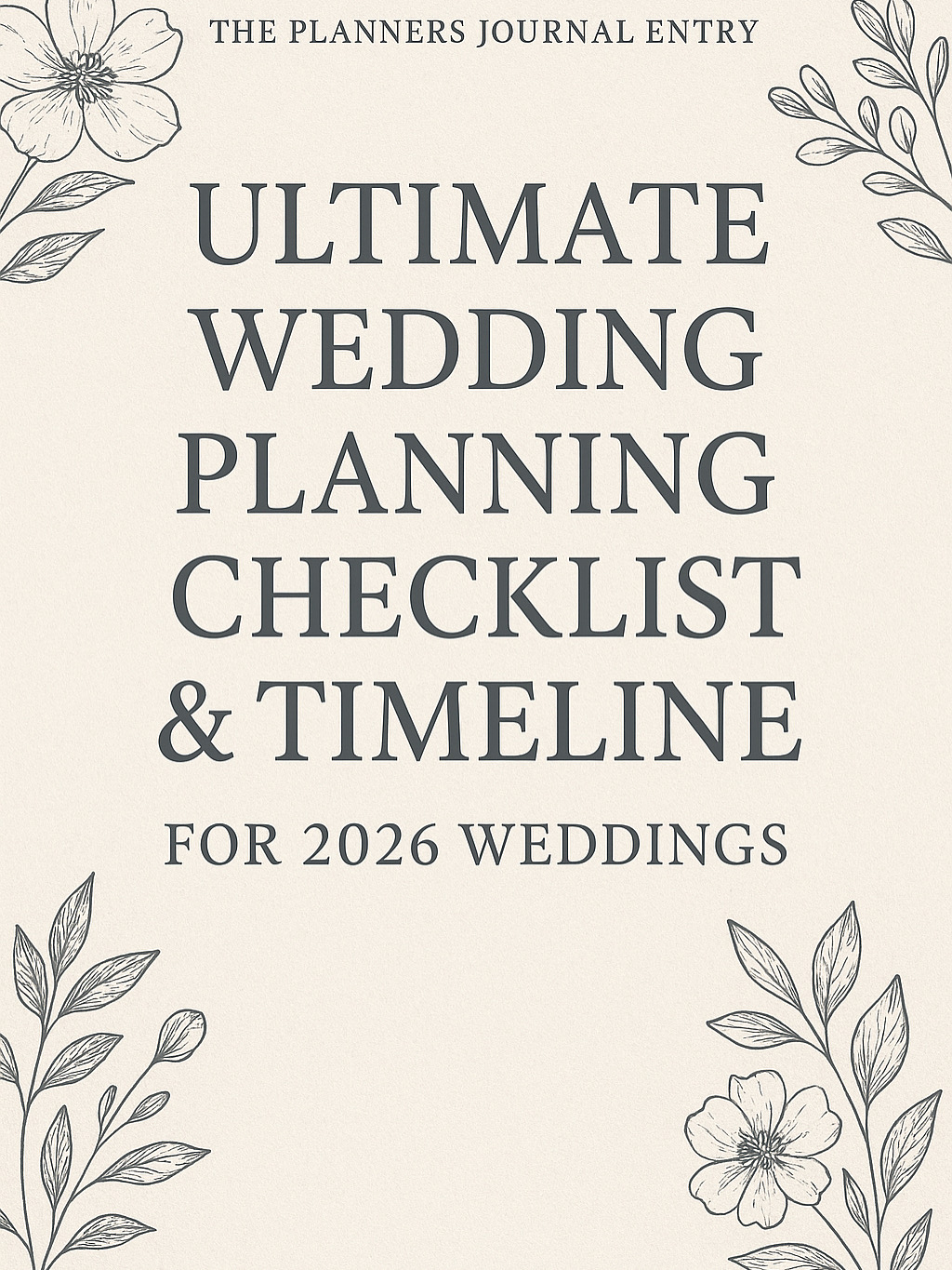 Ultimate Wedding Planning Checklist & Timeline for 2026&nbsp;Weddings