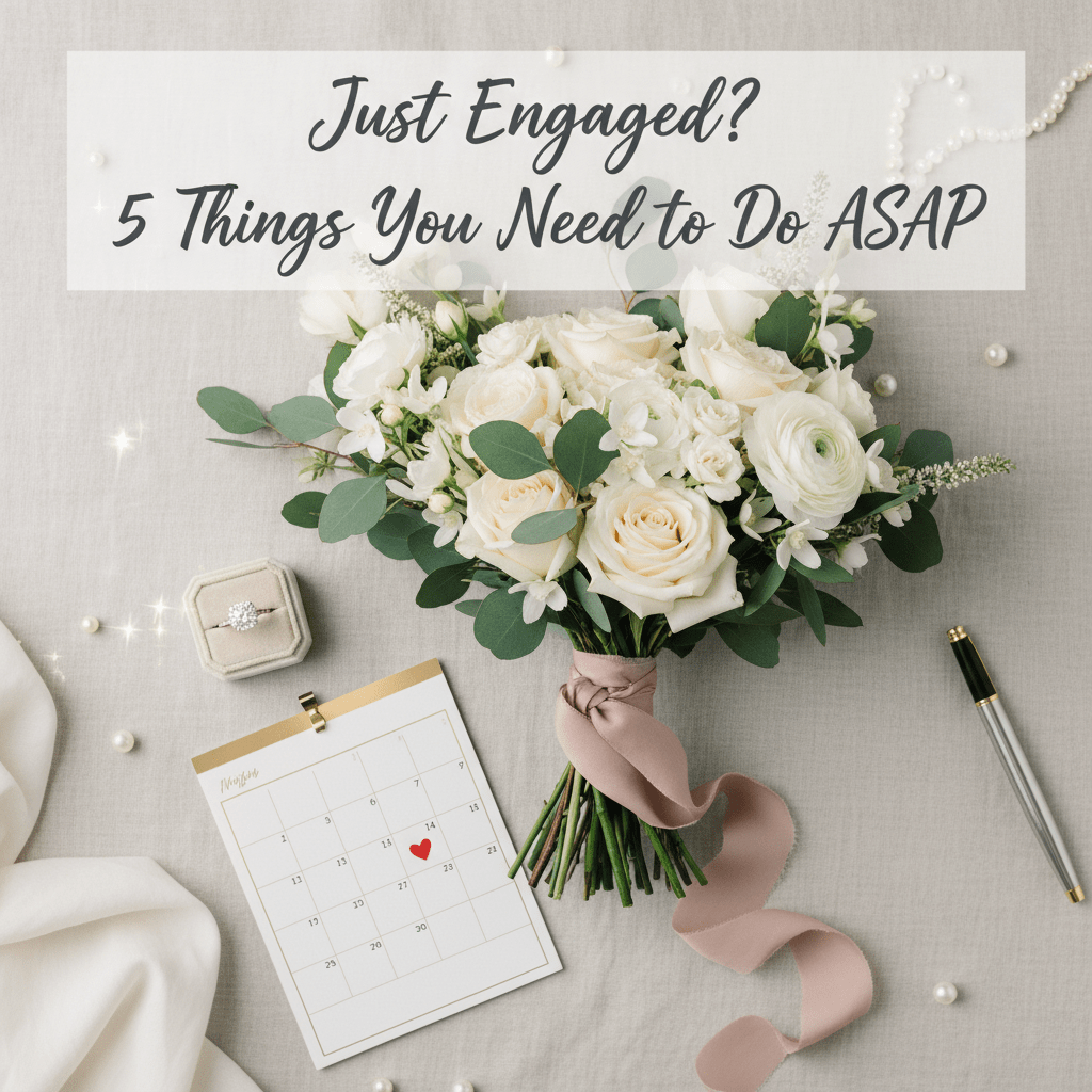 Just Engaged? 5 Essential Steps to Start Your Wedding Planning Journey