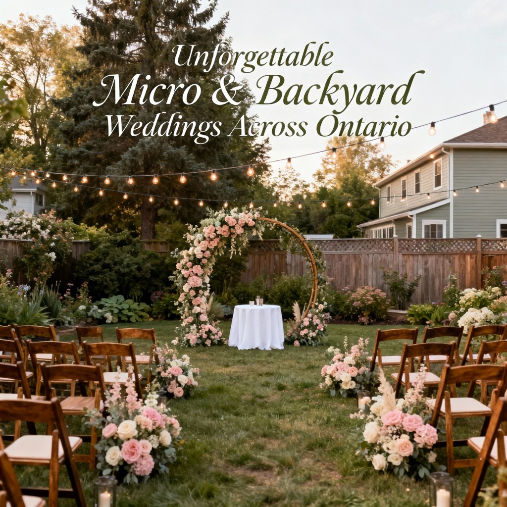 Ontario Micro Wedding & Backyard Wedding Planning Guide: Venues, Decor, Tips & Expert&nbsp;Advice